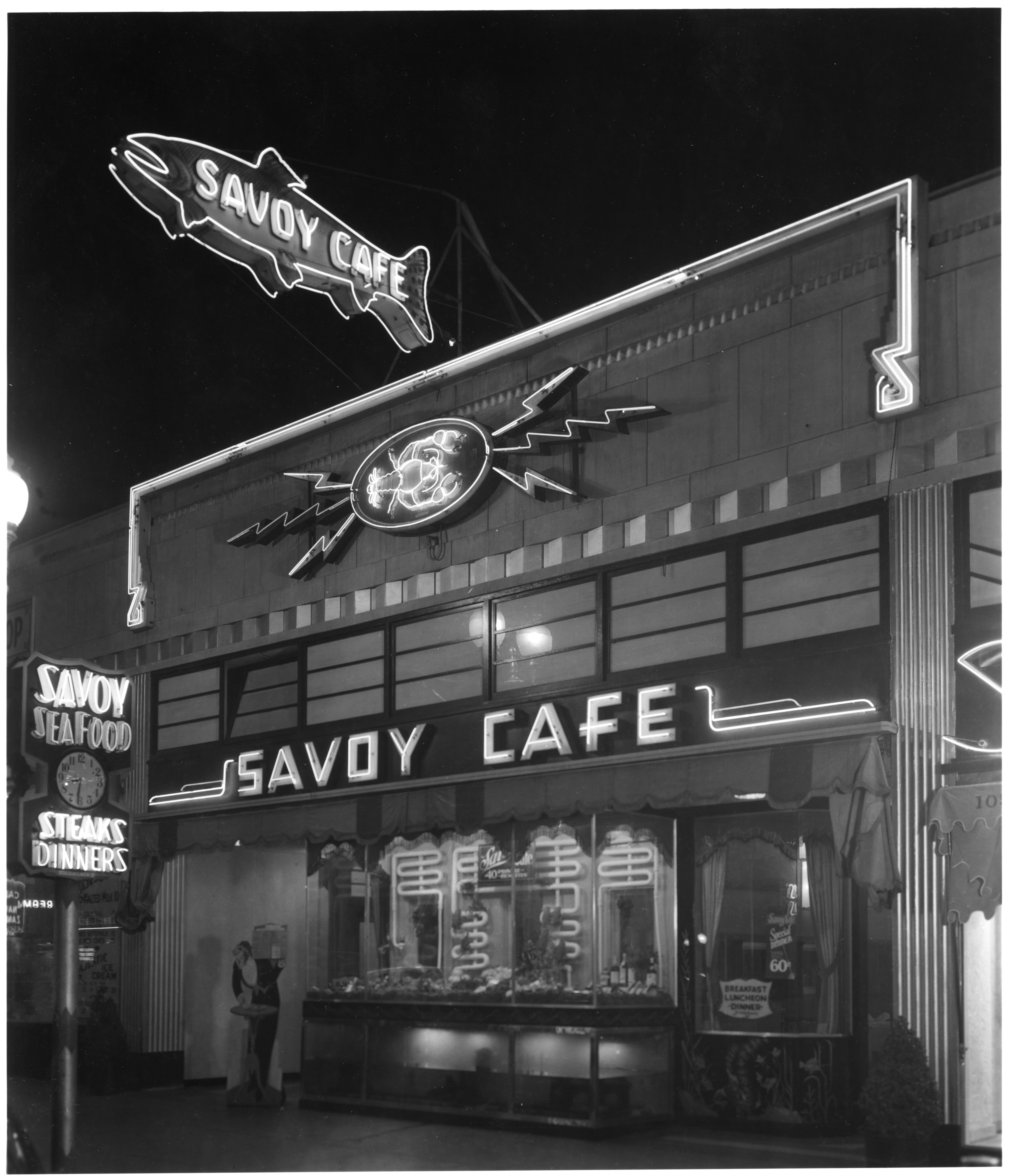 Savoy Cafe, San Diego, 1936