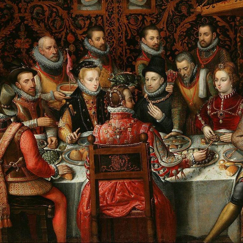 Royal Feast by Sanchez Coello bg